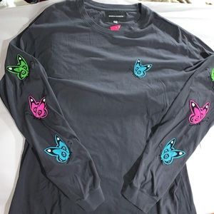 nwt BIANCA CHANDON 2XL black long sleeve tee